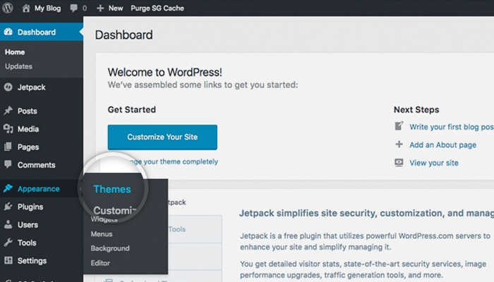customizing wordpress site