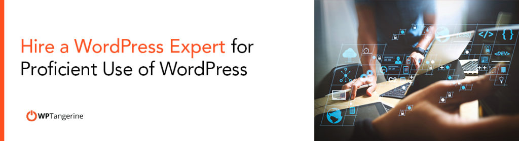 Hire a WordPress Expert for Proficient Use of WordPress Banner
